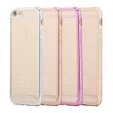 Shiny electroplate bumper diamond tpu phone case